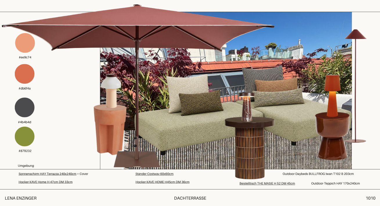 Dachterrasse Design